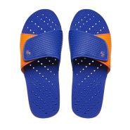 Royal and Orange Showaflop Slides