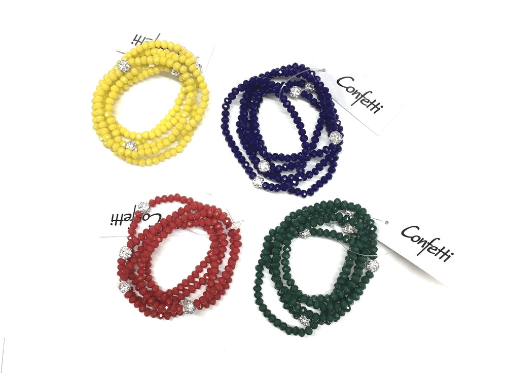Beaded Shamballa Bracelet - Bee Bee Designs