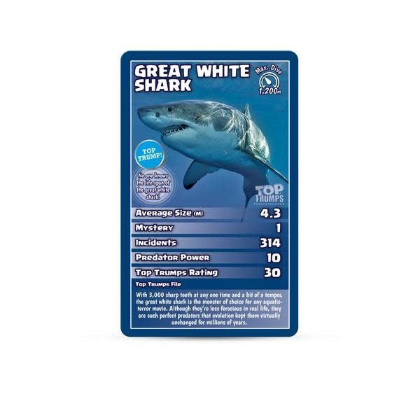 Top Trumps Sharks - Bee Bee Designs