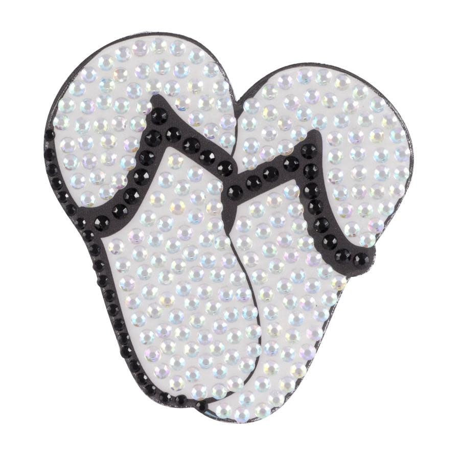 Flip Flops StickerBean – collectible StickerBean for trading + decorating at sleepaway or overnight camp by Bee Bee Designs