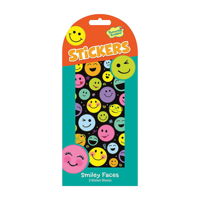 Happy Faces With Stickers Card - Bee Bee Designs