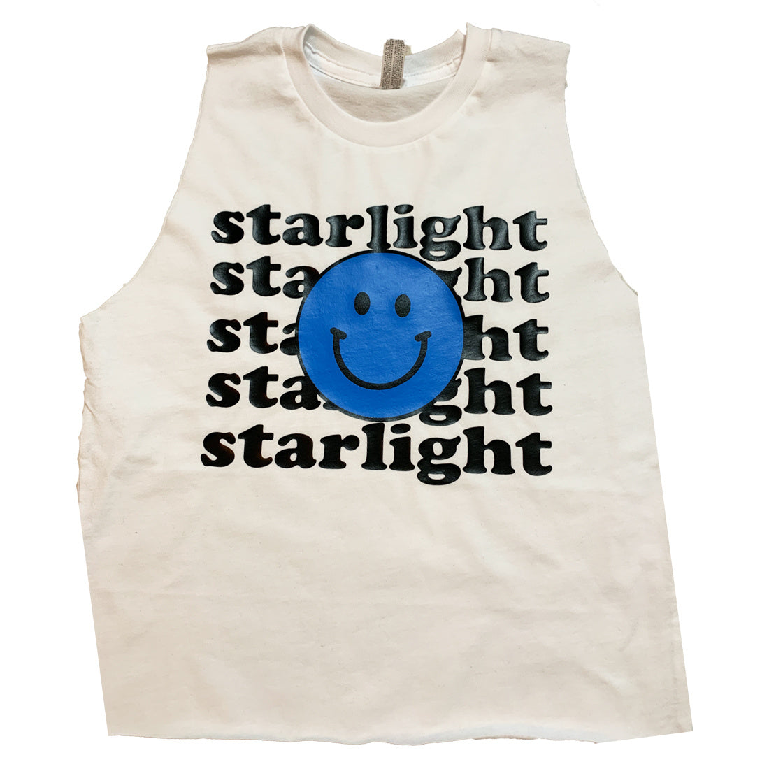 Smiley Repeating Camp Tank - Bee Bee Designs