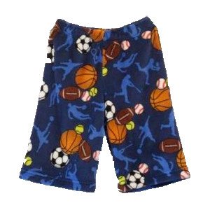 Sports Frenzy Long Fuzzy Shorts