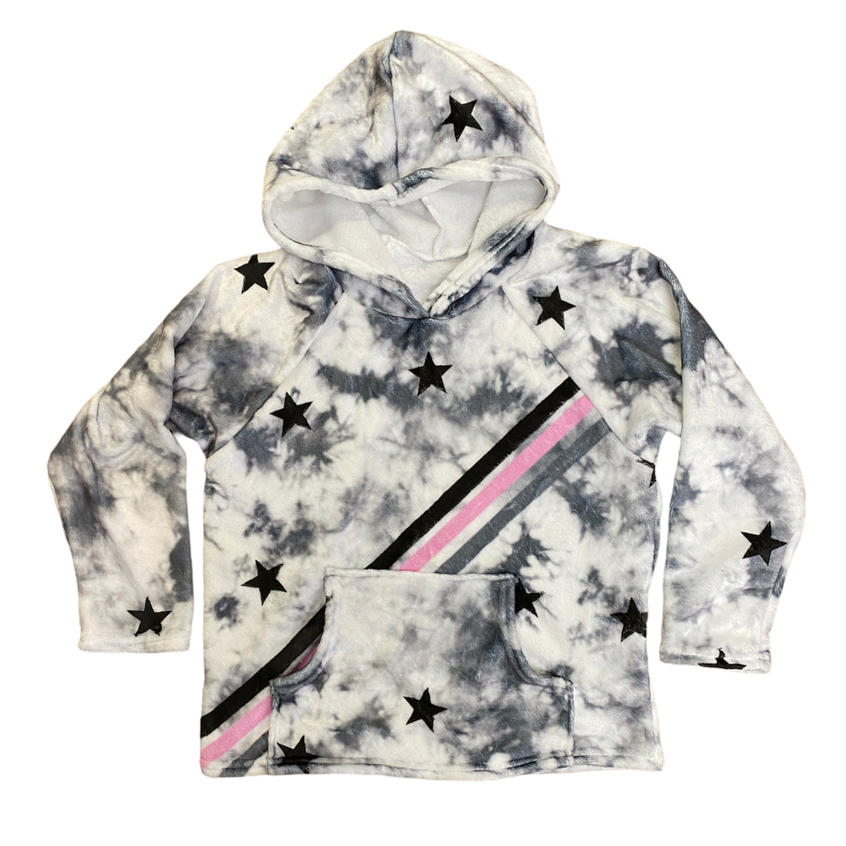 Stars and Stripes Fuzzy Hoody - Bee Bee Designs