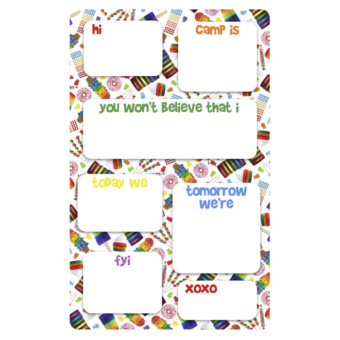 Sweets Fill-In Notepad - Bee Bee Designs