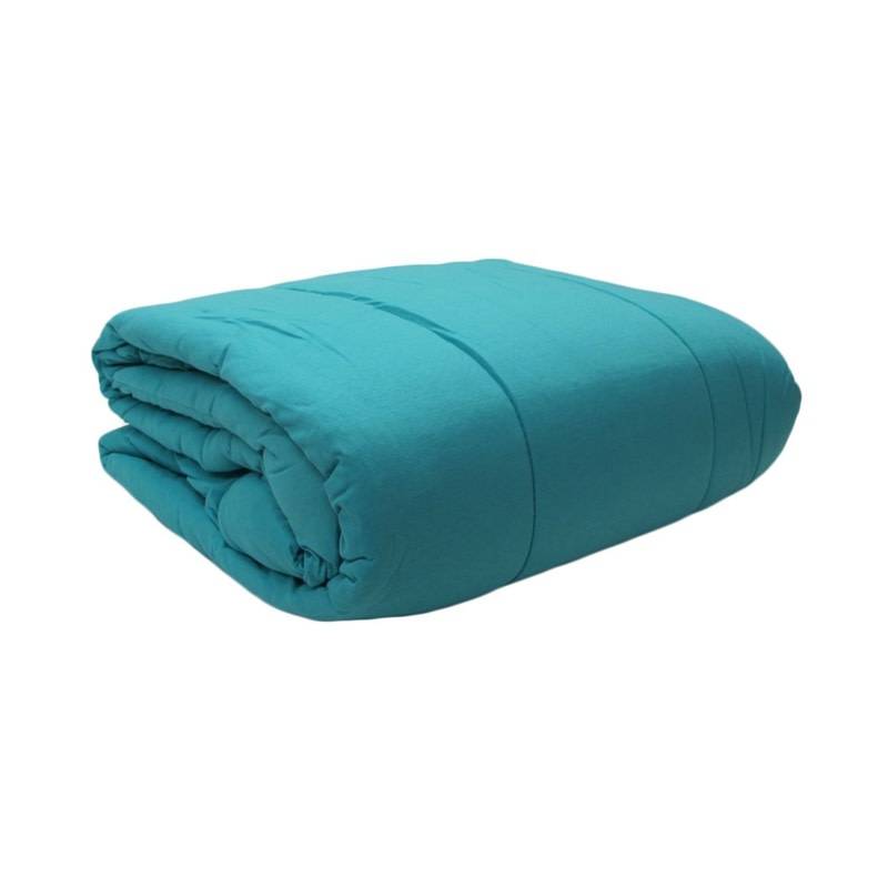 Turquoise Jersey Comforter