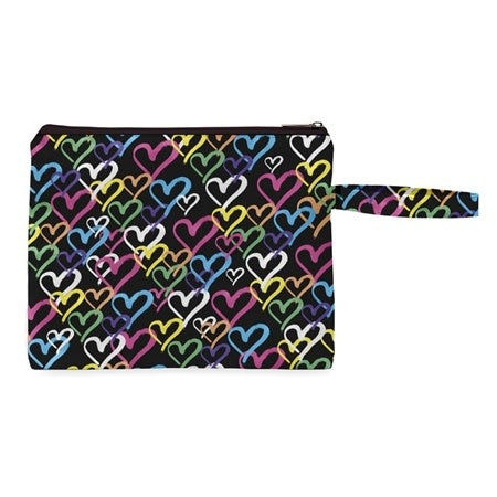 Graffiti Heart Puffer Wet Bag