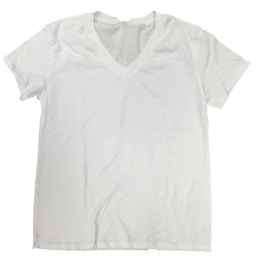 White Firehouse V-Neck T-Shirt - Bee Bee Designs