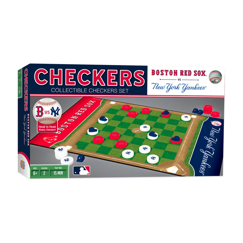Team Checkers NY Yankees vs Red Sox